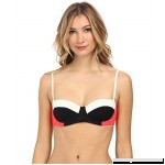 Kate Spade New York Womens Parrot Cay Color Block Underwire Top w  Soft Foam Cups Black B06WP4ZKVL
